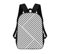 sinyumoney Minimalist Lines 35 Mochilas Impresas En 3D Para Niños, Mochila Escolar, Mochila Informal Para Exteriores, Mochila Informal De Moda Para Niños, Lindas Bolsas De Viaje 17inch