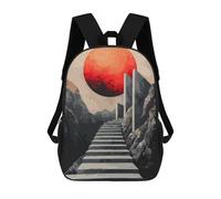 sinyumoney Minimalist Space Mochila Escolar Para Niños Mochila Escolar Impresa En 3D Mochila Escolar De Moda Para Niños De Primaria Y Secundaria 17inch