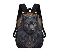 sinyumoney Mochila 17inch Impresa En 3D Alaskan Malamute Dog Mochilas Escolares Ligeras De Viaje Para Niños Y Niñas, Ideales Para Estudiantes De Secundaria.