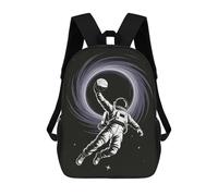 sinyumoney Mochila 17inch Impresa En 3D Astronaut Slam Dunk in Space Mochilas Escolares Ligeras De Viaje Para Niños Y Niñas, Ideales Para Estudiantes De Secundaria.