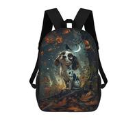 sinyumoney Mochila 17inch Impresa En 3D Autumn Forest Adventure-1 Mochilas Escolares Ligeras De Viaje Para Niños Y Niñas, Ideales Para Estudiantes De Secundaria.