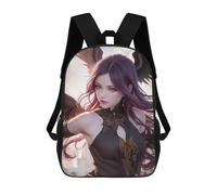 sinyumoney Mochila 17inch Impresa En 3D Beautiful Angel Anime Mochilas Escolares Ligeras De Viaje Para Niños Y Niñas, Ideales Para Estudiantes De Secundaria.