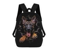 sinyumoney Mochila 17inch Impresa En 3D Belgian Malinois Mochilas Escolares Ligeras De Viaje Para Niños Y Niñas, Ideales Para Estudiantes De Secundaria.