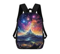 sinyumoney Mochila 17inch Impresa En 3D Colorful Mountain Sky Mochilas Escolares Ligeras De Viaje Para Niños Y Niñas, Ideales Para Estudiantes De Secundaria.