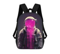 sinyumoney Mochila 17inch Impresa En 3D Cosmic Astronaut Artwork Mochilas Escolares Ligeras De Viaje Para Niños Y Niñas, Ideales Para Estudiantes De Secundaria.
