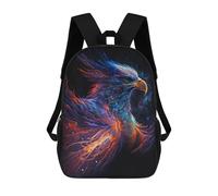 sinyumoney Mochila 17inch Impresa En 3D Cosmic Eagle Art Print-7 Mochilas Escolares Ligeras De Viaje Para Niños Y Niñas, Ideales Para Estudiantes De Secundaria.