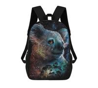 sinyumoney Mochila 17inch Impresa En 3D Cosmic Koala Celestial Forest Mochilas Escolares Ligeras De Viaje Para Niños Y Niñas, Ideales Para Estudiantes De Secundaria.