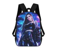 sinyumoney Mochila 17inch Impresa En 3D Dark Descent Mochilas Escolares Ligeras De Viaje Para Niños Y Niñas, Ideales Para Estudiantes De Secundaria.