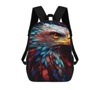 sinyumoney Mochila 17inch Impresa En 3D Eagle Art Print, Wildlife Decor Mochilas Escolares Ligeras De Viaje Para Niños Y Niñas, Ideales Para Estudiantes De Secundaria.