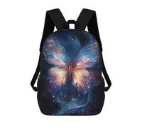 sinyumoney Mochila 17inch Impresa En 3D Enchanted Butterfly Artwork Mochilas Escolares Ligeras De Viaje Para Niños Y Niñas, Ideales Para Estudiantes De Secundaria.