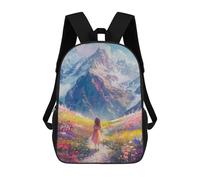 sinyumoney Mochila 17inch Impresa En 3D Fantasy Mountain Pathway Mochilas Escolares Ligeras De Viaje Para Niños Y Niñas, Ideales Para Estudiantes De Secundaria.