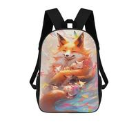 sinyumoney Mochila 17inch Impresa En 3D Fox Family in Autumn Leaves Mochilas Escolares Ligeras De Viaje Para Niños Y Niñas, Ideales Para Estudiantes De Secundaria.