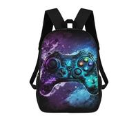 sinyumoney Mochila 17inch Impresa En 3D Galaxy Gaming Controller Art Print Mochilas Escolares Ligeras De Viaje Para Niños Y Niñas, Ideales Para Estudiantes De Secundaria.