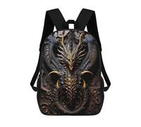 sinyumoney Mochila 17inch Impresa En 3D King Monster Dragon Wings Mochilas Escolares Ligeras De Viaje Para Niños Y Niñas, Ideales Para Estudiantes De Secundaria.