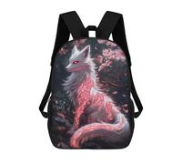 sinyumoney Mochila 17inch Impresa En 3D Mystical Art Foxwith Red Markings Mochilas Escolares Ligeras De Viaje Para Niños Y Niñas, Ideales Para Estudiantes De Secundaria.