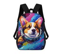 sinyumoney Mochila 17inch Impresa En 3D Space Dog Adventure-138 Mochilas Escolares Ligeras De Viaje Para Niños Y Niñas, Ideales Para Estudiantes De Secundaria.