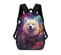 sinyumoney Mochila 17inch Impresa En 3D Space Dog Astronaut Art Print-15 Mochilas Escolares Ligeras De Viaje Para Niños Y Niñas, Ideales Para Estudiantes De Secundaria.