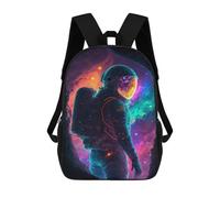 sinyumoney Mochila 17inch Impresa En 3D Space Is Wild Mochilas Escolares Ligeras De Viaje Para Niños Y Niñas, Ideales Para Estudiantes De Secundaria.