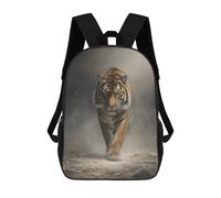 sinyumoney Mochila 17inch Impresa En 3D Tiger Wildlife Painting Artwork-2 Mochilas Escolares Ligeras De Viaje Para Niños Y Niñas, Ideales Para Estudiantes De Secundaria.