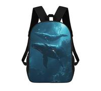 sinyumoney Mochila 3D Divertida Y Genial Para Adolescentes (niños Y Niñas) Celestial Whale in Galaxy Mochila Con Estampado 3D Para Niños, Mochila Escolar Para Niños De Primaria 17inch