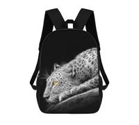 sinyumoney Mochila 3D Divertida Y Genial Para Adolescentes (niños Y Niñas) Cheetah Leopard Fractal Mochila Con Estampado 3D Para Niños, Mochila Escolar Para Niños De Primaria 17inch