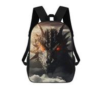 sinyumoney Mochila 3D Divertida Y Genial Para Adolescentes (niños Y Niñas) Cloud Crowned Dragon God Mochila Con Estampado 3D Para Niños, Mochila Escolar Para Niños De Primaria 17inch