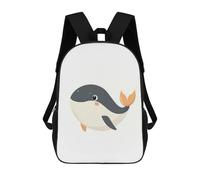 sinyumoney Mochila 3D Divertida Y Genial Para Adolescentes (niños Y Niñas) Cute Cartoon Whale Mochila Con Estampado 3D Para Niños, Mochila Escolar Para Niños De Primaria 17inch