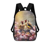 sinyumoney Mochila 3D Divertida Y Genial Para Adolescentes (niños Y Niñas) Epic Goldfinch Bird Couple Mochila Con Estampado 3D Para Niños, Mochila Escolar Para Niños De Primaria 17inch