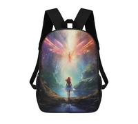 sinyumoney Mochila 3D Divertida Y Genial Para Adolescentes (niños Y Niñas) Fairy Mystical Enchanted Mochila Con Estampado 3D Para Niños, Mochila Escolar Para Niños De Primaria 17inch