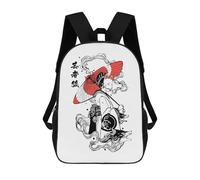 sinyumoney Mochila 3D Divertida Y Genial Para Adolescentes (niños Y Niñas) Geisha Kitsune Mask Mochila Con Estampado 3D Para Niños, Mochila Escolar Para Niños De Primaria 17inch
