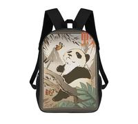 sinyumoney Mochila 3D Divertida Y Genial Para Adolescentes (niños Y Niñas) Panda Traditional Japanese Mochila Con Estampado 3D Para Niños, Mochila Escolar Para Niños De Primaria 17inch