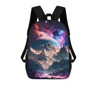 sinyumoney Mochila 3D Divertida Y Genial Para Adolescentes (niños Y Niñas) Planet Mountain Escape Mochila Con Estampado 3D Para Niños, Mochila Escolar Para Niños De Primaria 17inch