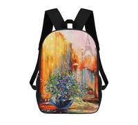 sinyumoney Mochila 3D Divertida Y Genial Para Adolescentes (niños Y Niñas) Spring in Paris Mochila Con Estampado 3D Para Niños, Mochila Escolar Para Niños De Primaria 17inch