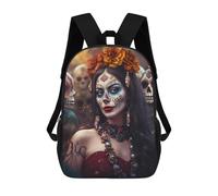 Sinyumoney Mochila 4Niñas Vaquero Breaking The Horse Mochila Escolar Niño Impreso En 3D, Mochila Casual Y Ligero Para Colegios, Festive Of Remembrance, 17"