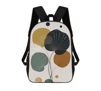 sinyumoney Mochila De 17 Pulgadas Abstract Plants 04, Mochila Escolar Impresa En 3D, Bolsa Para El Almuerzo Escolar, Mochila De Viaje, Mochila Para Amigos Para Niñas Y Niños.