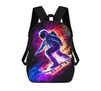 sinyumoney Mochila De 17 Pulgadas Astro on Fire 4, Mochila Escolar Impresa En 3D, Bolsa Para El Almuerzo Escolar, Mochila De Viaje, Mochila Para Amigos Para Niñas Y Niños.