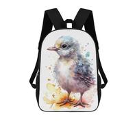 sinyumoney Mochila De 17 Pulgadas Baby Seagull Watercolor, Mochila Escolar Impresa En 3D, Bolsa Para El Almuerzo Escolar, Mochila De Viaje, Mochila Para Amigos Para Niñas Y Niños.