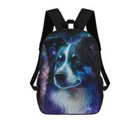 sinyumoney Mochila De 17 Pulgadas Cosmic Canine Canvas Print-5, Mochila Escolar Impresa En 3D, Bolsa Para El Almuerzo Escolar, Mochila De Viaje, Mochila Para Amigos Para Niñas Y Niños.