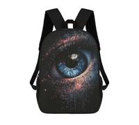sinyumoney Mochila De 17 Pulgadas Cosmic Eye Painting Artwork-2, Mochila Escolar Impresa En 3D, Bolsa Para El Almuerzo Escolar, Mochila De Viaje, Mochila Para Amigos Para Niñas Y Niños.
