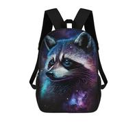 sinyumoney Mochila De 17 Pulgadas Cosmic Raccoon Art Print-10, Mochila Escolar Impresa En 3D, Bolsa Para El Almuerzo Escolar, Mochila De Viaje, Mochila Para Amigos Para Niñas Y Niños.