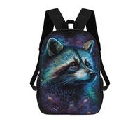 sinyumoney Mochila De 17 Pulgadas Cosmic Raccoon Art Print-20, Mochila Escolar Impresa En 3D, Bolsa Para El Almuerzo Escolar, Mochila De Viaje, Mochila Para Amigos Para Niñas Y Niños.