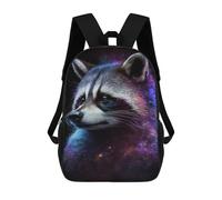 sinyumoney Mochila De 17 Pulgadas Cosmic Raccoon Art Print-29, Mochila Escolar Impresa En 3D, Bolsa Para El Almuerzo Escolar, Mochila De Viaje, Mochila Para Amigos Para Niñas Y Niños.