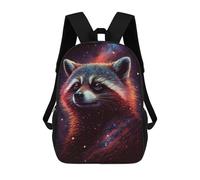 sinyumoney Mochila De 17 Pulgadas Cosmic Raccoon Art Print-32, Mochila Escolar Impresa En 3D, Bolsa Para El Almuerzo Escolar, Mochila De Viaje, Mochila Para Amigos Para Niñas Y Niños.