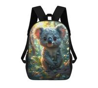 sinyumoney Mochila De 17 Pulgadas Cute Cartoon Koala, Mochila Escolar Impresa En 3D, Bolsa Para El Almuerzo Escolar, Mochila De Viaje, Mochila Para Amigos Para Niñas Y Niños.