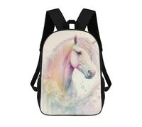 sinyumoney Mochila De 17 Pulgadas Dreamy Horse, Mochila Escolar Impresa En 3D, Bolsa Para El Almuerzo Escolar, Mochila De Viaje, Mochila Para Amigos Para Niñas Y Niños.