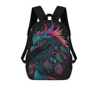 sinyumoney Mochila De 17 Pulgadas Fantasy Dragon Art Print-9, Mochila Escolar Impresa En 3D, Bolsa Para El Almuerzo Escolar, Mochila De Viaje, Mochila Para Amigos Para Niñas Y Niños.