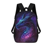 sinyumoney Mochila De 17 Pulgadas Galactic Dragon Art Print-29, Mochila Escolar Impresa En 3D, Bolsa Para El Almuerzo Escolar, Mochila De Viaje, Mochila Para Amigos Para Niñas Y Niños.