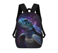 sinyumoney Mochila De 17 Pulgadas Galactic Turtle Art Print-2, Mochila Escolar Impresa En 3D, Bolsa Para El Almuerzo Escolar, Mochila De Viaje, Mochila Para Amigos Para Niñas Y Niños.