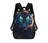 sinyumoney Mochila De 17 Pulgadas Neon Tiger Eyes Art Print, Mochila Escolar Impresa En 3D, Bolsa Para El Almuerzo Escolar, Mochila De Viaje, Mochila Para Amigos Para Niñas Y Niños.