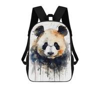 sinyumoney Mochila De 17 Pulgadas Panda Watercolor, Mochila Escolar Impresa En 3D, Bolsa Para El Almuerzo Escolar, Mochila De Viaje, Mochila Para Amigos Para Niñas Y Niños.